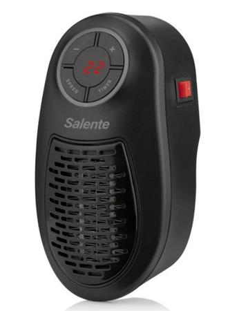 Salente HotHeat, teplovzdušný mini ventilátor, 500 W, černý HOTHEAT-BK