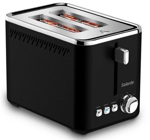 Salente ToastPro, topinkovač, nerez, černý TOASTPRO-BK