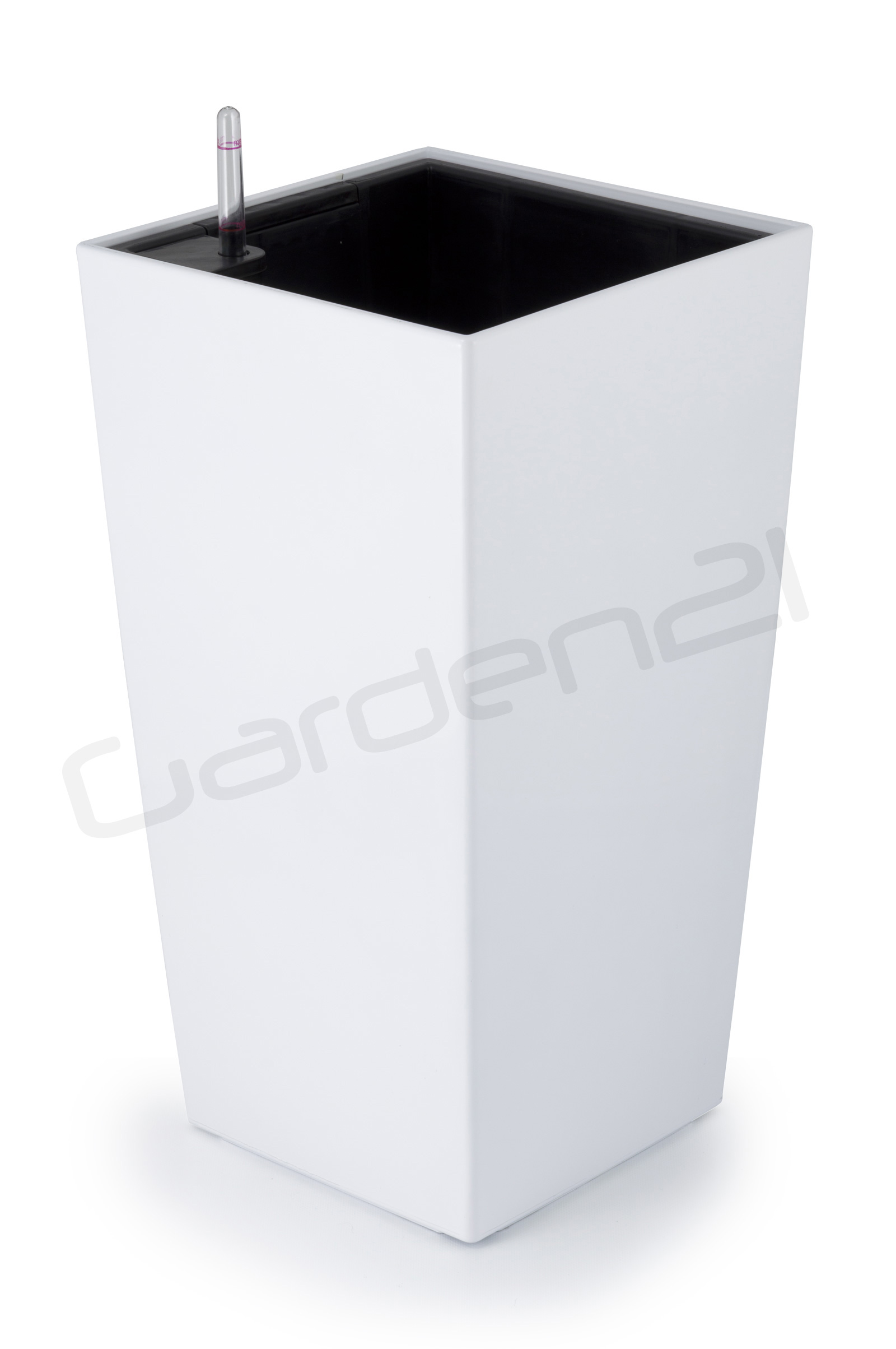 Samozavlažovací kvetináč G21 Linea small bílý 28cm GQ4