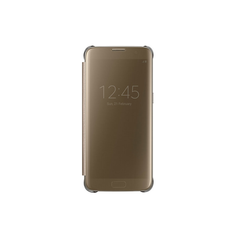 Samsung Clear View Cover pro S7 edge(G935) Gold EF-ZG935CFEGWW