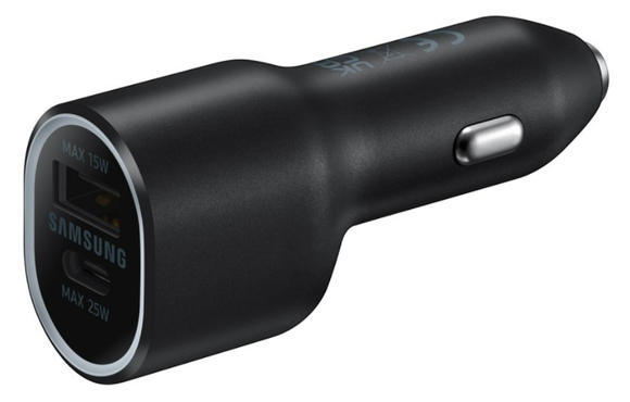 Samsung Duální autonabíječka 40W (USB,USB-C) Black EP-L4020NBEGEU