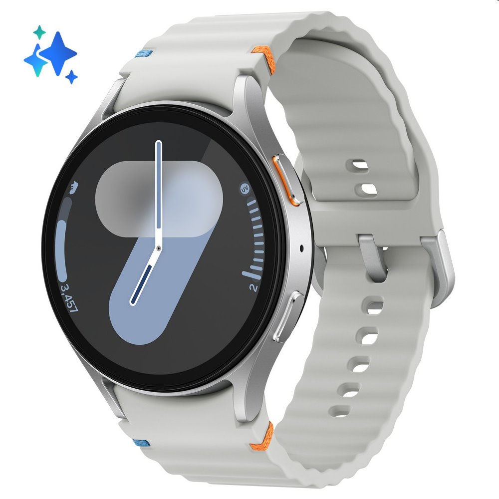 Samsung Galaxy Watch 7 LTE/44mm/Silver/Sport Band/Gray SM-L315FZSAEUE