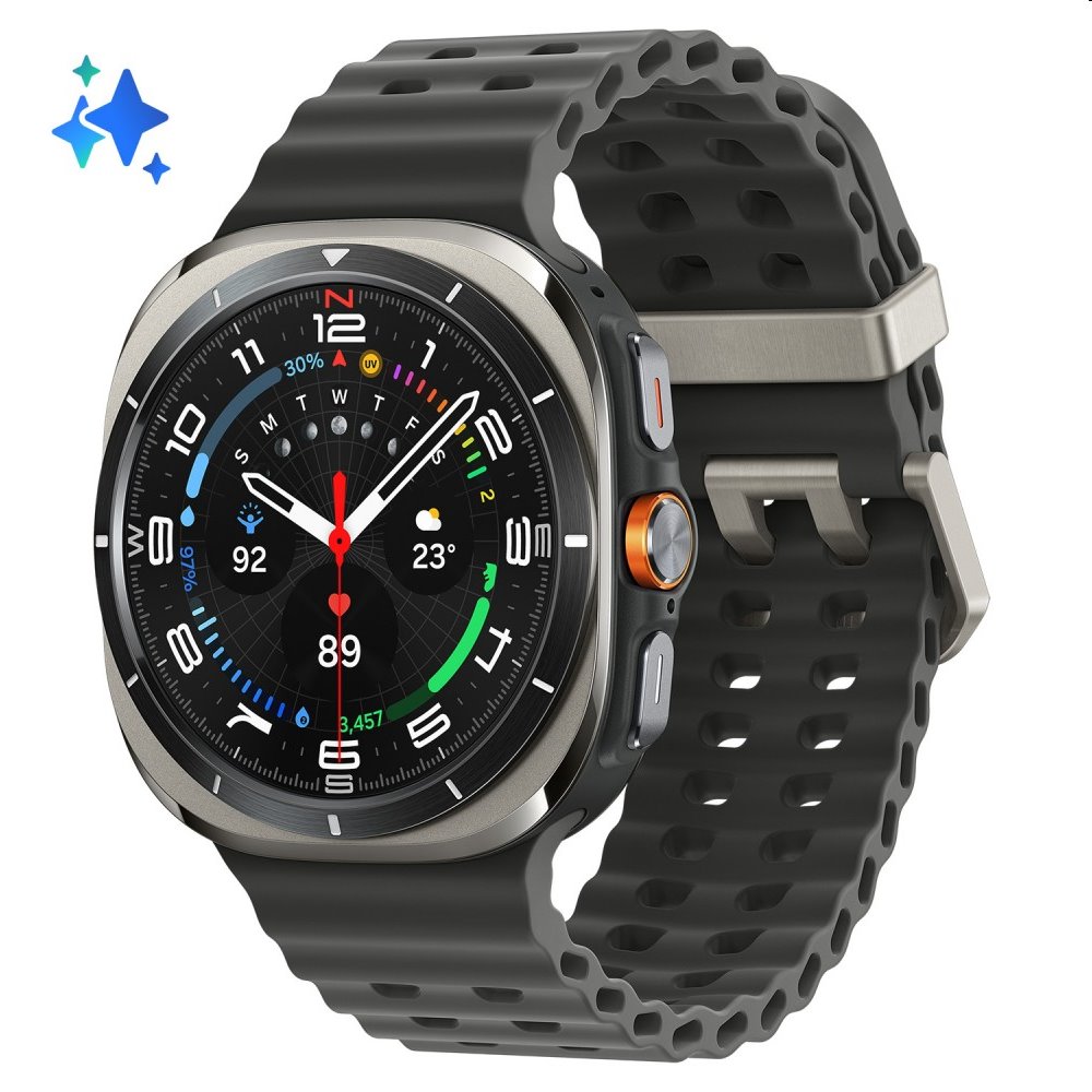 Samsung Galaxy Watch Ultra/47mm/Titanium Silver/Sport Band/Gray SM-L705FZTAEUE