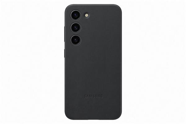 Samsung kožený zadní kryt pro Samsung Galaxy S23 Black EF-VS911LBEGWW