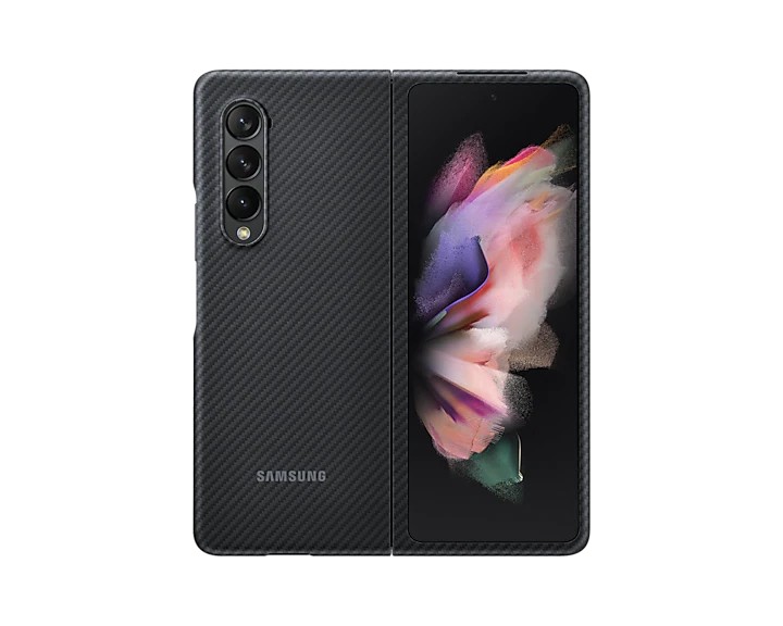 Samsung Kryt z aramidového vlákna Z Fold3 Black EF-XF926SBEGWW