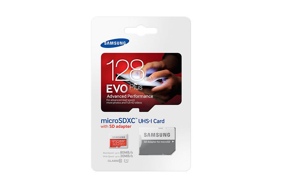 Samsung Micro SDHC karta 128GB EVO Plus + SD adaptér MB-MC128DA/EU