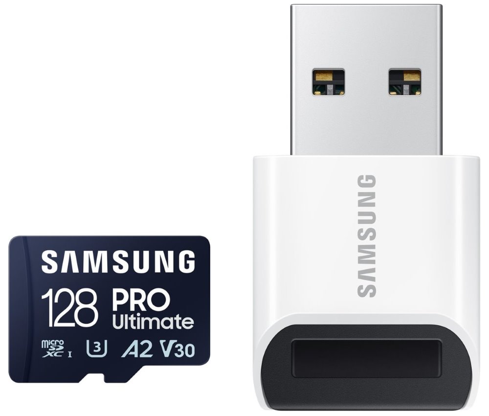 Samsung micro SDXC 128GB PRO Ultimate +USB adaptér MB-MY128SB/WW