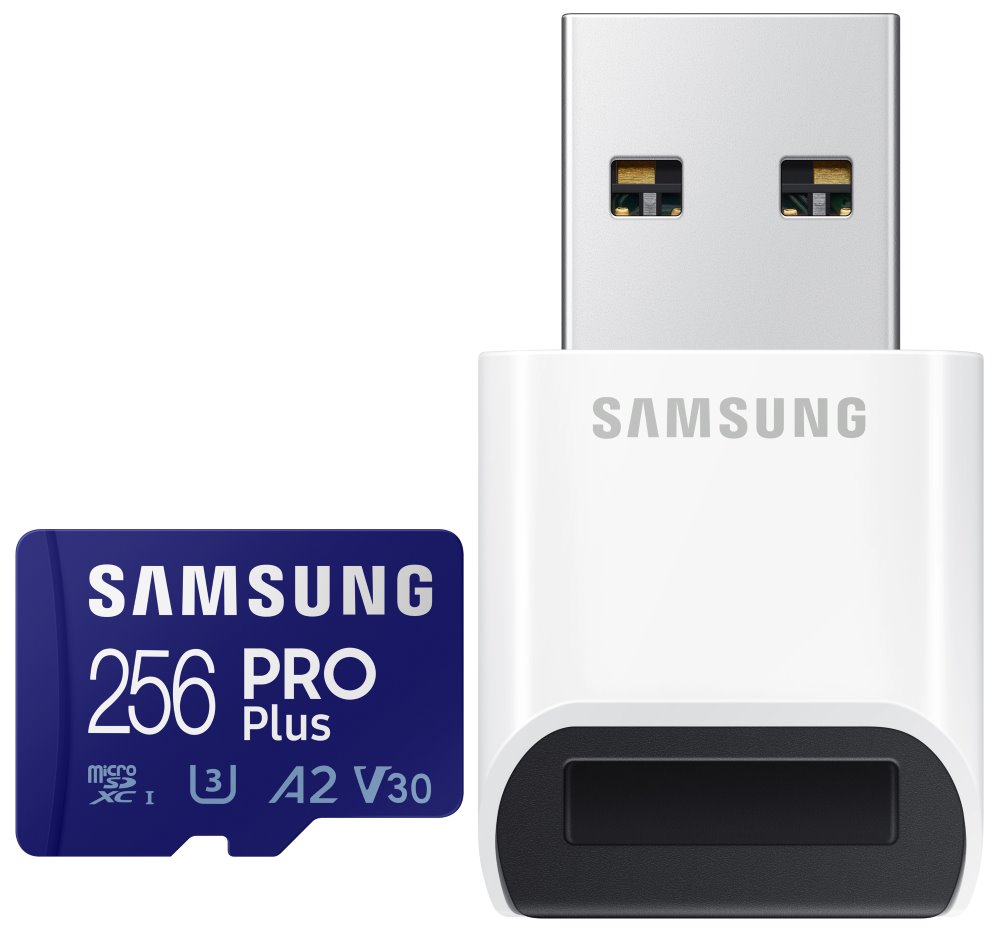 Samsung micro SDXC 256GB PRO Plus + USB adaptér MB-MD256KB/WW