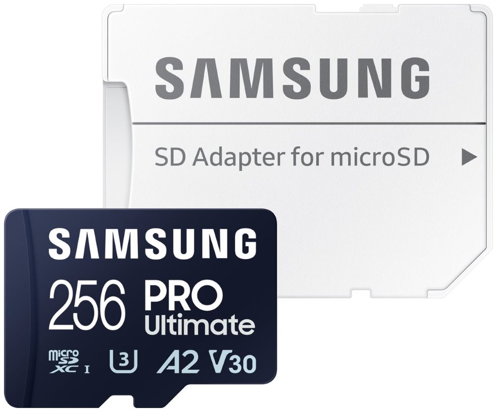 Samsung micro SDXC 256GB PRO Ultimate + SD adaptér MB-MY256SA/WW