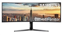 SAMSUNG MT LED LCD 43" 43J89 - prohnutý, VA, 3840x1200 (32:10), Display Port, HDMI, USB, repro, 5 ms LC43J890DKUXZG