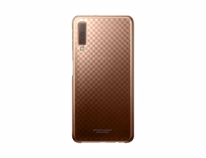 Samsung ochranne púzdro EF-AA750CF pre Galaxy A7 2018, zlaté 8801643590130