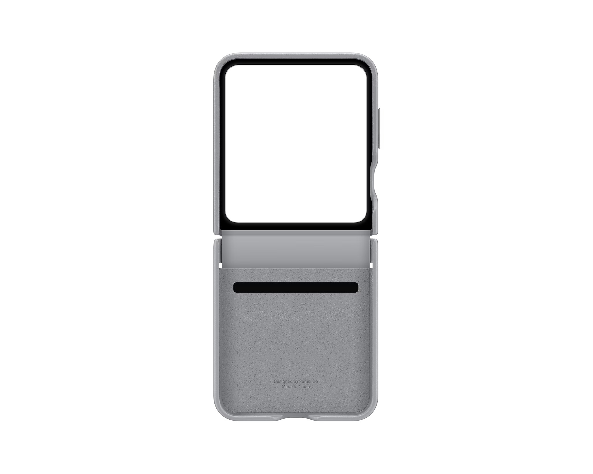 Samsung Ochranný kryt z veganské kůže pro Flip 6 Gray EF-VF741PJEGWW