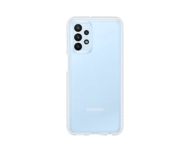 Samsung Poloprůhledný zadní kryt A23 5G Transparent EF-QA235TTEGWW