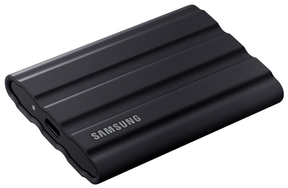 SAMSUNG Portable SSD T7 Shield 2TB / USB 3.2 Gen 2 / USB-C / Externí / Černý MU-PE2T0S/EU
