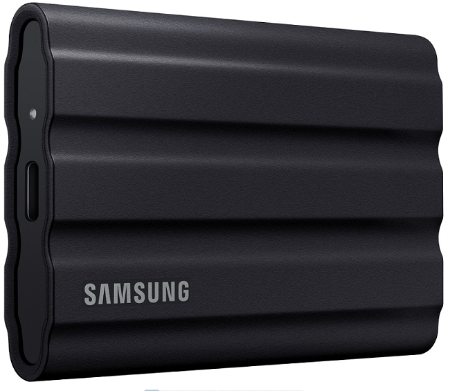 SAMSUNG Portable SSD T7 Shield 4TB / USB 3.2 Gen 2 / USB-C / Externí / Černý MU-PE4T0S/EU