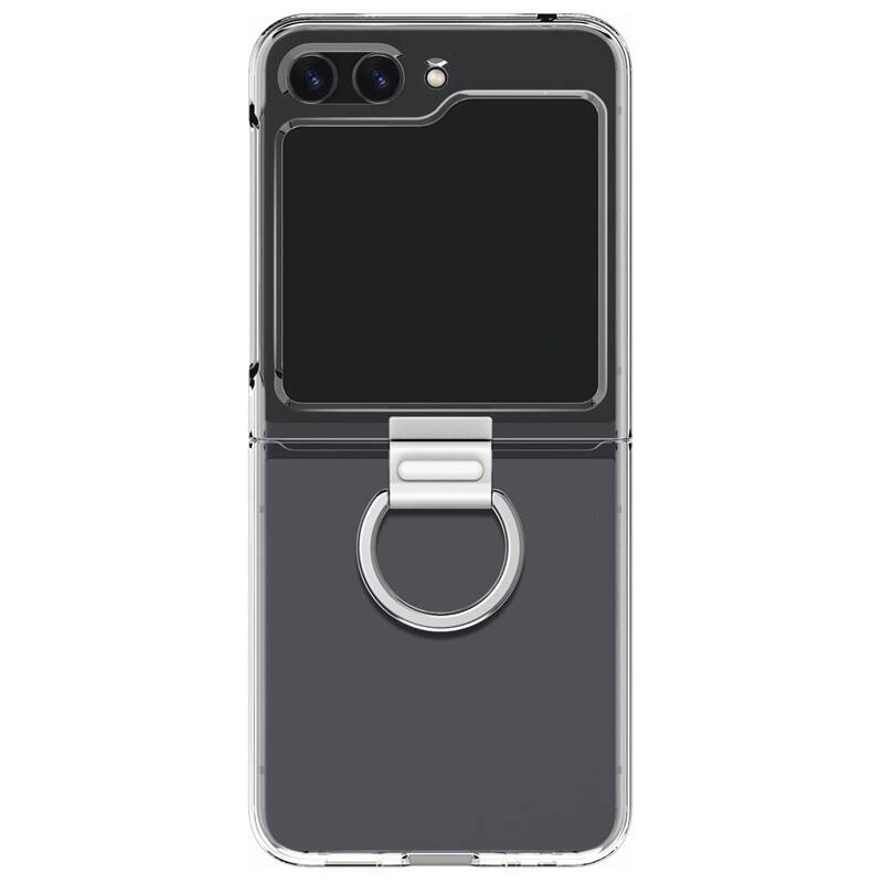 Samsung Průhledný kryt s držákem na prst pro Galaxy Z Flip5 Transparent GP-FPF731SBDTW