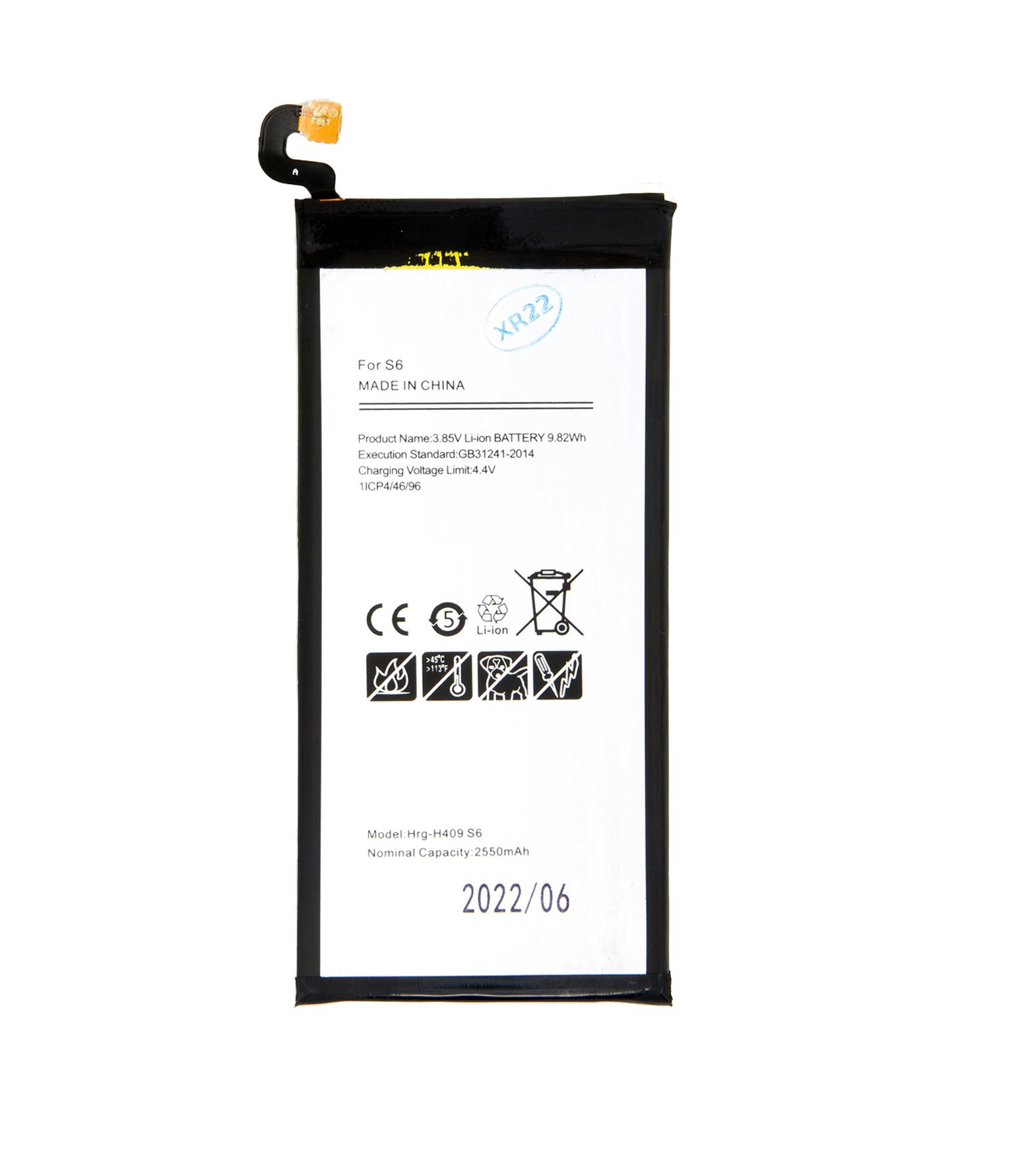 Samsung S6 baterie EB-BG920ABE Li-Ion 2550mAh (OEM) 8596311187612