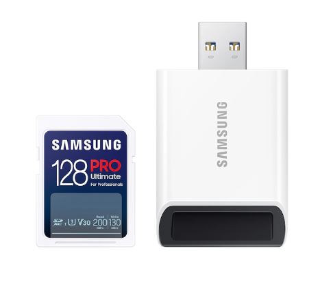 Samsung SDXC 128GB PRO ULTIMATE + USB adaptér MB-SY128SB/WW