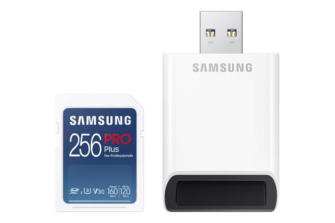 Samsung SDXC 256GB PRO PLUS + USB adaptér MB-SD256KB/WW