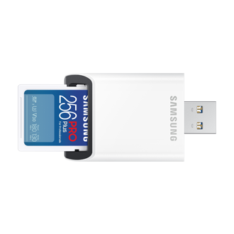 Samsung SDXC 256GB PRO PLUS + USB adaptér MB-SD256SB/WW