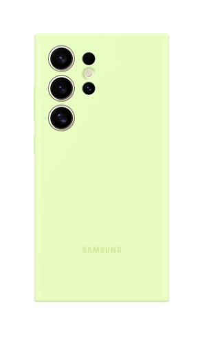 Samsung Silikonový zadní kryt S24 Ultra Light Green EF-PS928TGEGWW