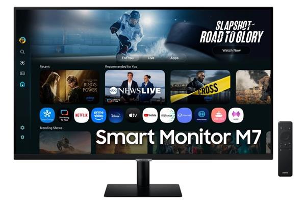 Samsung Smart Monitor M7 32" LED VA 3840x2160 Mega DCR 4ms 300cd HDMI USB-C(65W) Wifi repro LS32FM702UUXDU