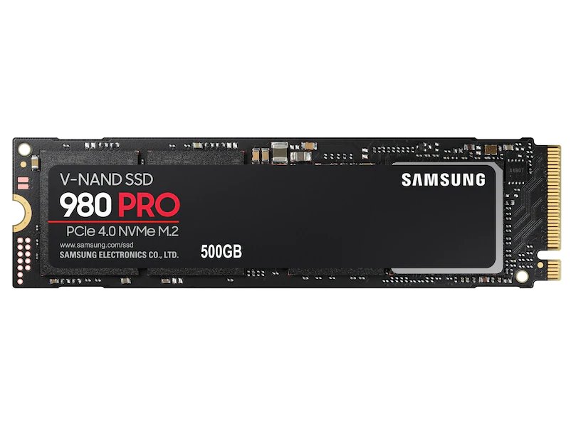Samsung SSD 980 PRO Series 500GB M.2 PCIe, r6900MB/s, w5000MB/s MZ-V8P500BW