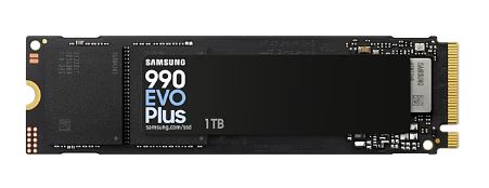 Samsung SSD 990 EVO Plus Series 1TB M.2 PCIe, r7150MB/s, w6300MB/s MZ-V9S1T0BWx