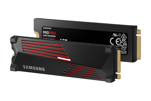 Samsung SSD 990 PRO Series 1TB M.2 PCIe, r7450MB/s, w6900MB/s, s chladičom MZ-V9P1T0GW