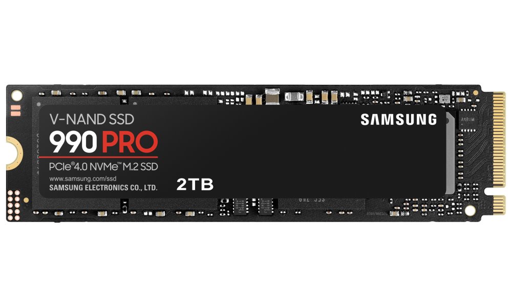 Samsung SSD 990 PRO Series 2TB M.2 PCIe, r7450MB/s, w6900MB/s MZ-V9P2T0BW