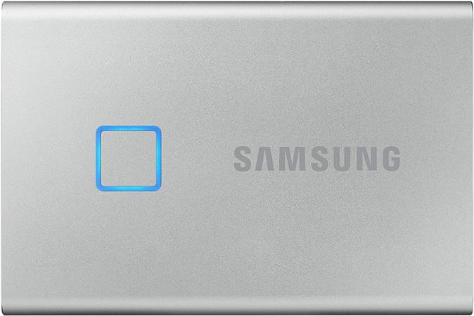 SAMSUNG T7 TOUCH SSD 2TB externí/ stříbrný MU-PC2T0S/WW