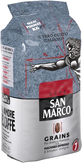 San Marco Pur Arabica Premium 1 kg zrno 3259230000824