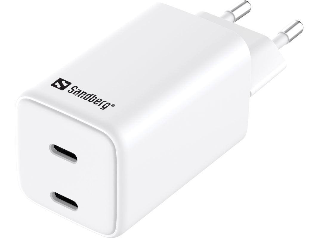 Sandberg AC Charger Dual USB-C PD65W EU 441-56