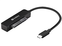 Sandberg konvertor USB-C na SATA USB 3.1 Gen.2, černá 136-37