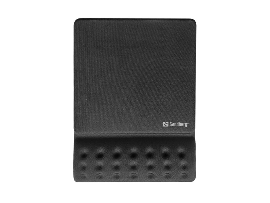 Sandberg Memory Foam Mousepad Square, podložka pod myš s opěrkou zápěstí, čtvercová, černá 5705730520389