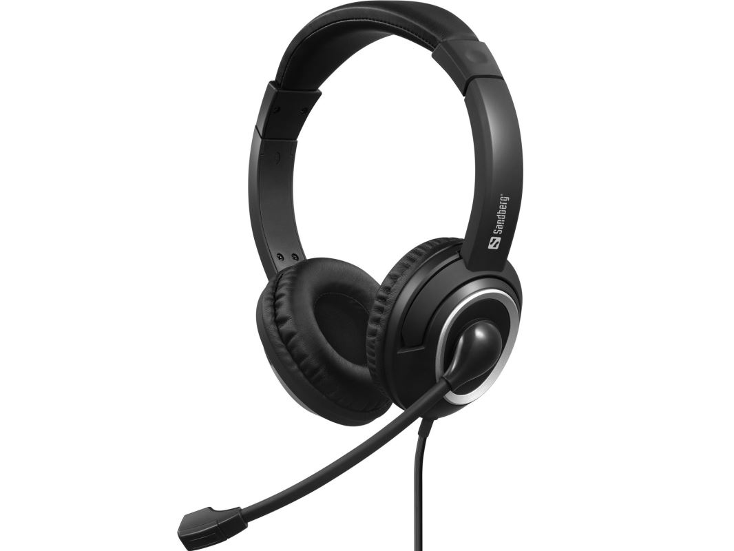 Sandberg PC sluchátka USB-C Chat Headset 5705730126475