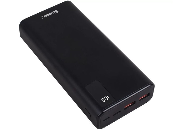 Sandberg Powerbank USB-C PD 20W 20000mAh, černá 5705730420597