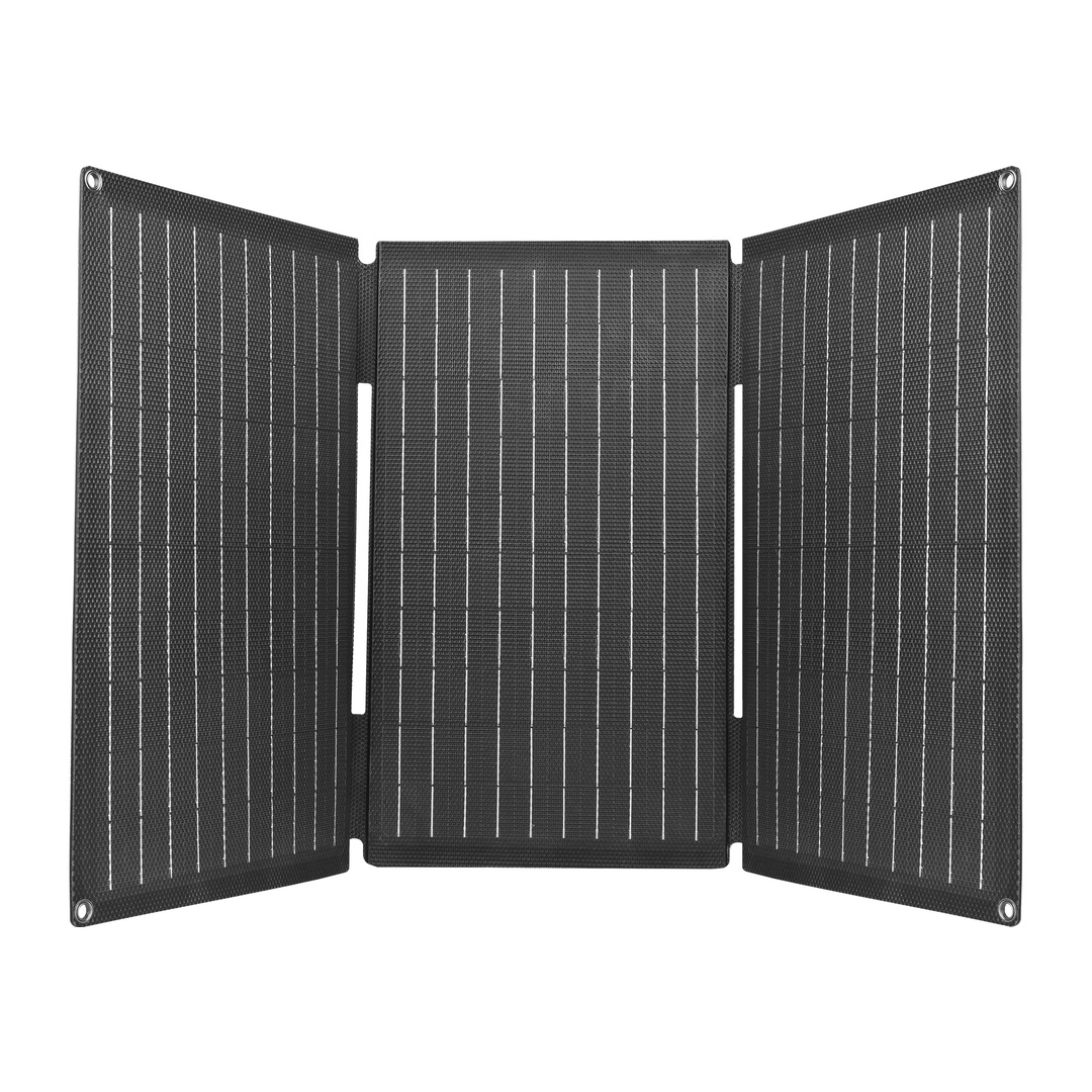 Sandberg Solar Charger 30W USB/USB-C/DC, skládací solární nabíječka, černá 421-19