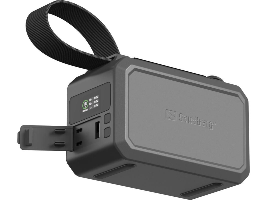Sandberg Survivor Powerbank 40000 mAh PD100W, outdoorová powerbanka, černá 421-14