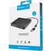 Sandberg USB-C/A DVD Drive, externí mechanika, černá 5705730136627