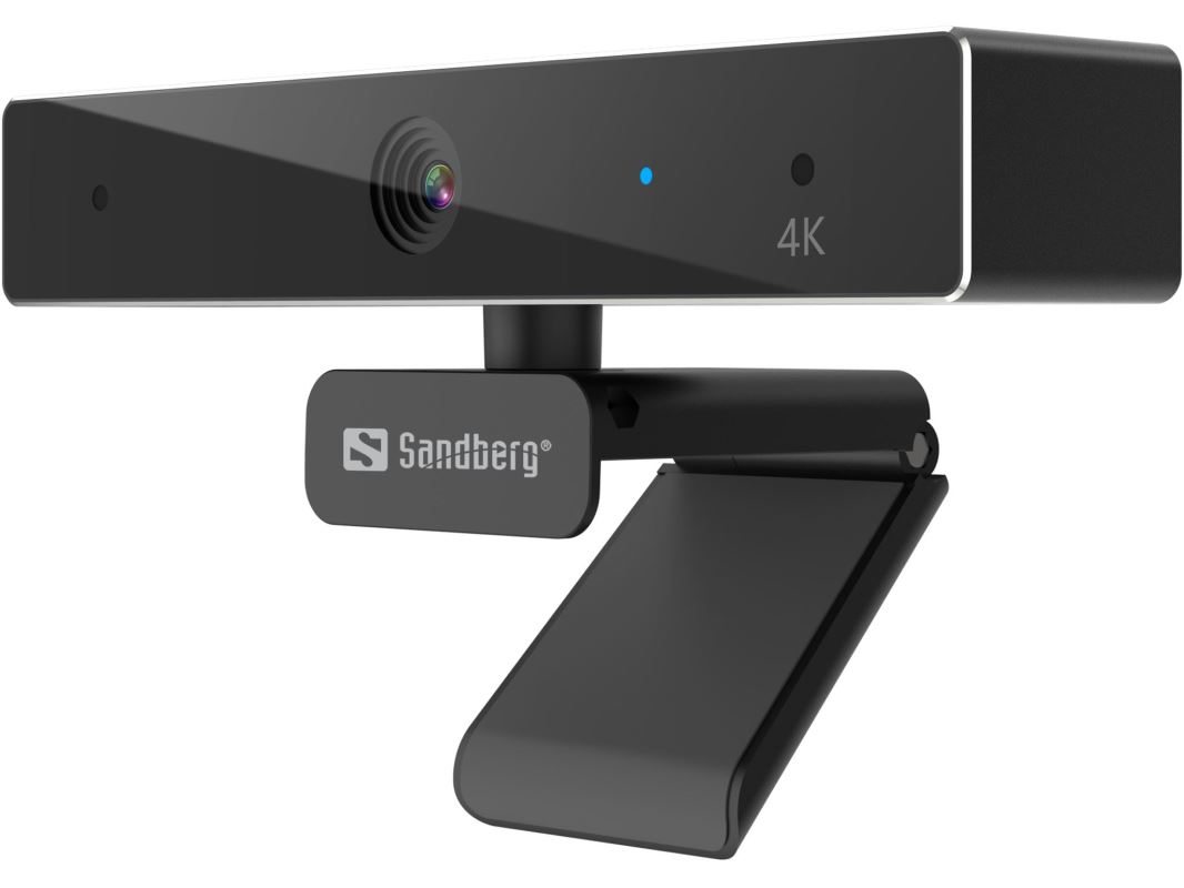 Sandberg USB-C/A Webcam Pro Remote 4K, digitální webkamera, černá 5705730134456