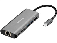 Sandberg USB-C Dock HDMI+LAN+SD+USB100W 136-18
