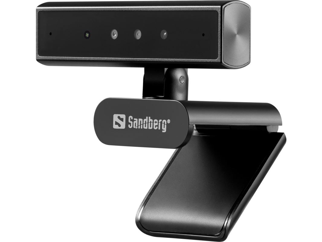 Sandberg Webová kamera, Face-ID Webcam Mini Pro, 2K s Windows Hello, černá 5705730134449