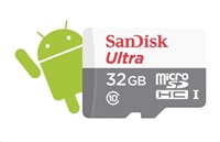SANDISK, 32GB Ultra microSDHC Class 10 UHS-I SDSQUNR-032G-GN3MN