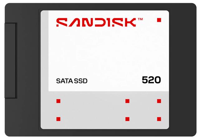 SANDISK 520 SATA III, 4TB, SSD disk 2,5", TLC 3D NAND, R:560MB/s, W:525MB/s SDSS51400TAB-000G0