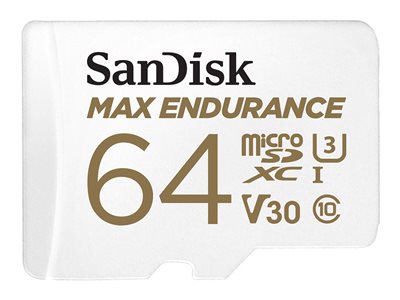 SANDISK, 64GB SanDisk Max End microSDHC 30k Hrs SDSQQVR-064G-GN6IA
