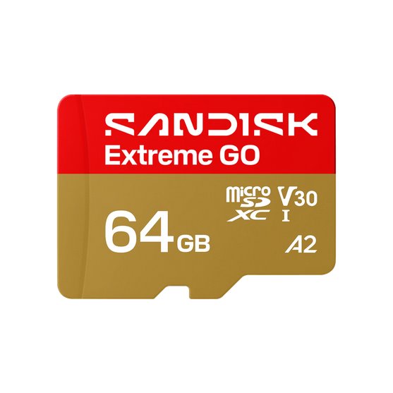 SanDisk Extreme GO 64GB microSD card SDSQXGN-064G-GN6MN