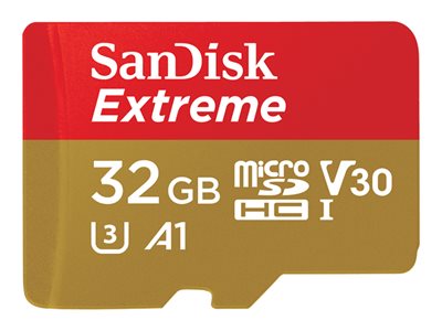 SANDISK, Extreme microSD card for Mobile Gaming 3 SDSQXAF-032G-GN6GN