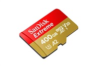 SanDisk Extreme - Paměťová karta flash (adaptér microSDXC na SD zahrnuto) - 400 GB - A2 / Video Cla SDSQXA1-400G-GN6MA