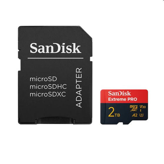 SanDisk Extreme PRO 2TB microSD card SDSQXCD-2T00-GN6MA